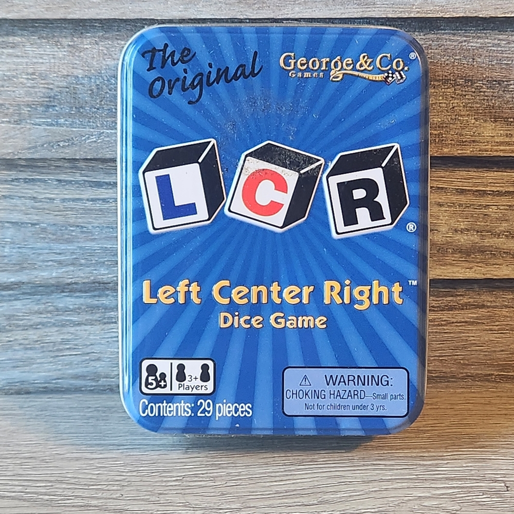 LCR Left Center Right The Original Game Dice Game